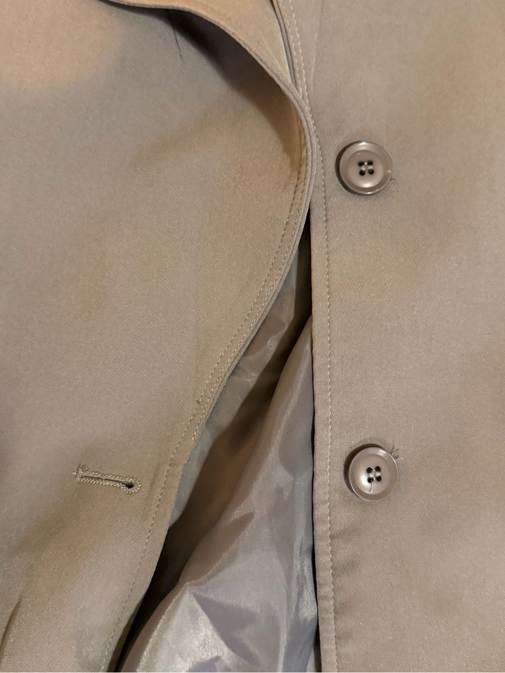 Fashion Nova Gray/Taupe Longline Tailored Coat XS NWT - Picture 7 of 14
